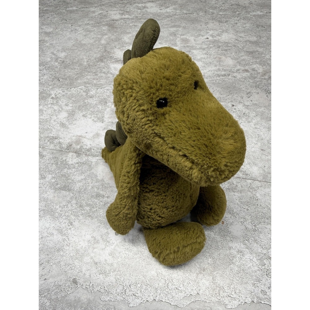 Jellycat Green Dinosaur Plush Stuffed Animal‎ Toy Small Soft Cuddly Kids 6-14 In